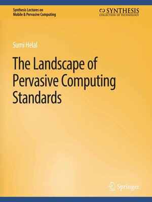 cover image of The Landscape of Pervasive Computing Standards